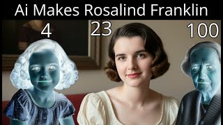 I Asked Ai to make a Traditional Looking Rosalind Franklin Time Lapse #Rosalind #history