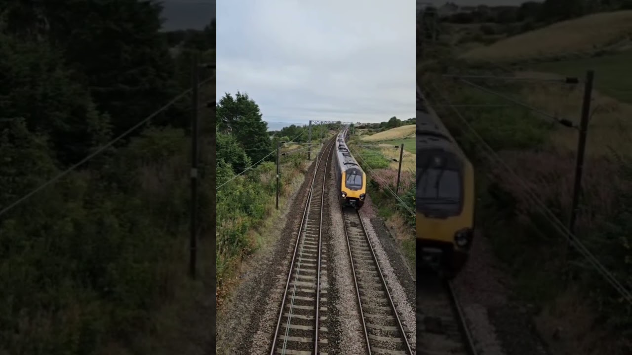 double cross country voyager passing near berwick 