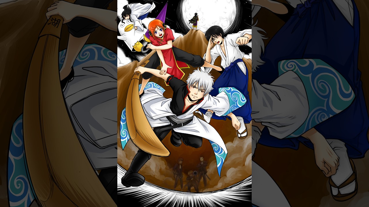 Redrawing old gintama art!!!