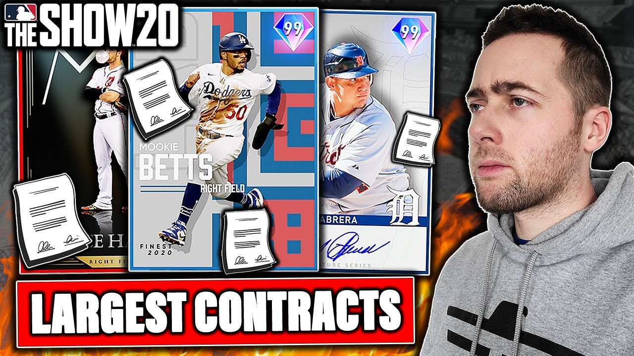 Largest contracts only mlb the show 20 diamond dynasty youtube