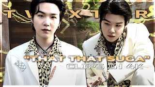 [4K] "THAT THAT" Suga Focus, Behind the scene (Twixtor Clips) ｡⁠◕⁠‿⁠◕⁠｡