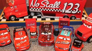 Mattel Disney Cars Team No Stall (Next-Gen Racers, Pitty, Crew Chief, Hauler) Piston Cup Teams Ep. 4
