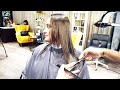 AMAZING BLONDE HAIRCUT - SUPER HAIR MAKEOVER WITH COLORING