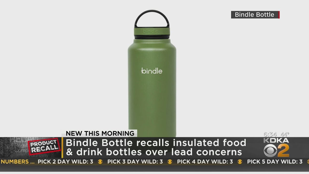 Bindle Bottle recalls insulated food and drink bottles over lead concerns YouTube