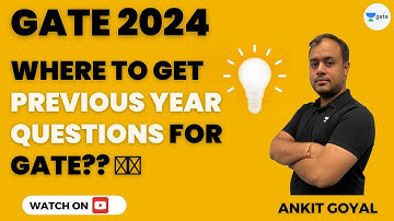 Where to get Previous Year Questions for GATE?? 🔥🔥 | Ankit Goyal #ankitese #onemanarmy