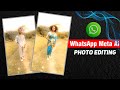 Bas Saree Pehan Ke Aa Jao Funny Reels Editing | WhatsApp Meta AI Dress Change Photo Editing
