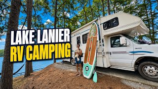 Summer at Lake Lanier, Georgia ☀️ | RV Camping, Paddleboarding & Swimming