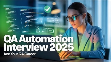 Top QA Automation Interview Questions | QA Automation Engineer Roadmap - 2025 | Become a QA Tester