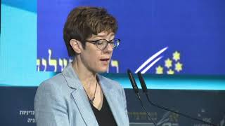 Ms. Annegret Kramp-Karrenbauer - English translate | Herzliya Conference 2019