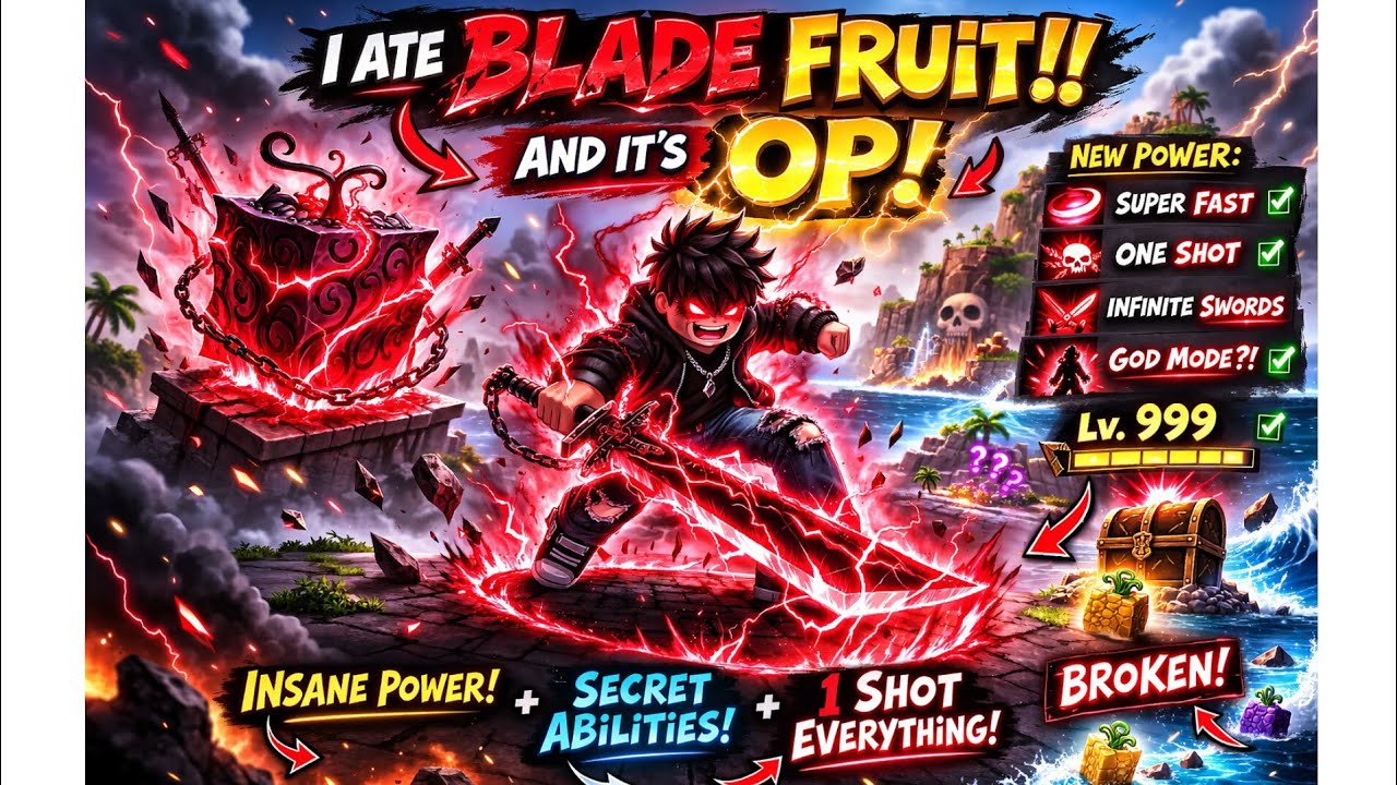 I ate blade fruit and it's OP!! 🔥