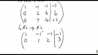 Calculus 1 1224 Question 2 B Gaussian Elimination Method