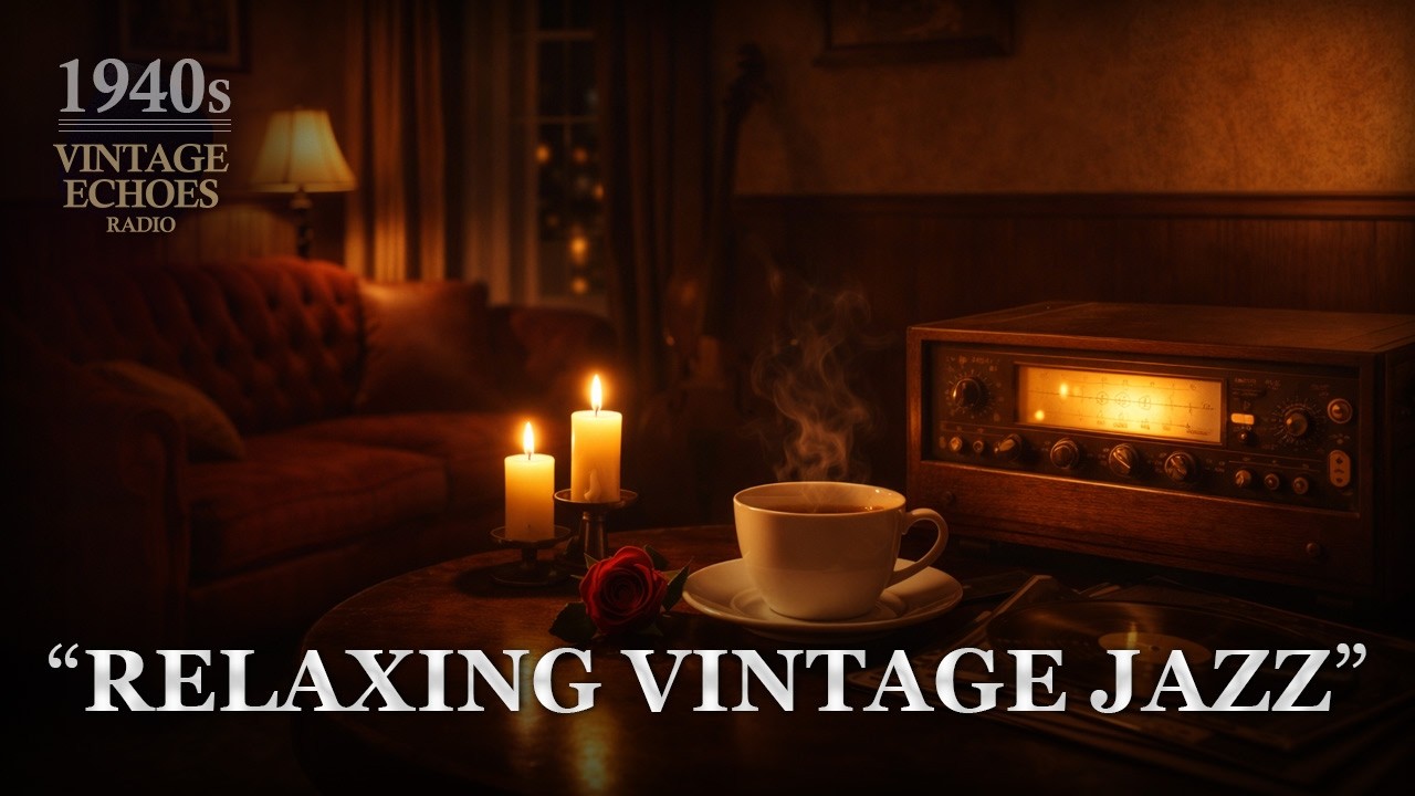 Relaxing Vintage Jazz | 1940s Lounge Instrumentals for Calm Evenings | Vintage Echoes Radio