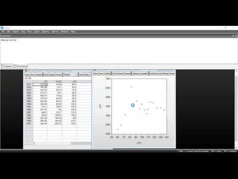 How to Make Scatter Plot in E- views | Normality test in E-views | Lab 4