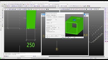 Bocad PEB Model #03: Create baseplate manually [with captions]
