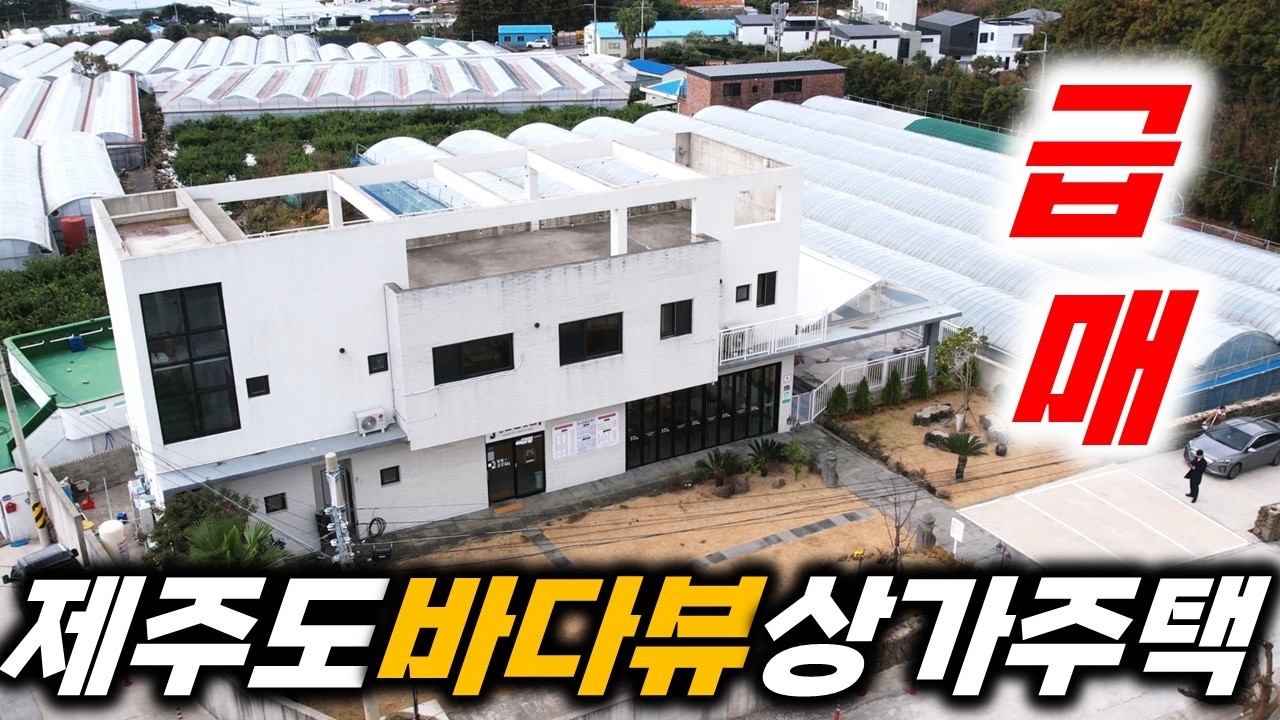 (급매) 2억 넘게 손해 보고 파는 겁니다 H-648 건축주가 평생 쓰려고 공들여서 만든 제주도 상가주택 이에요