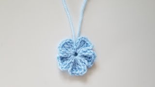 How to Crochet a FLOWER  Absolute Beginners Tutorial