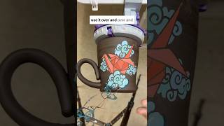 How to use stencils on pottery #artprocess #pottery #potterytechniques #howitsmade #clay