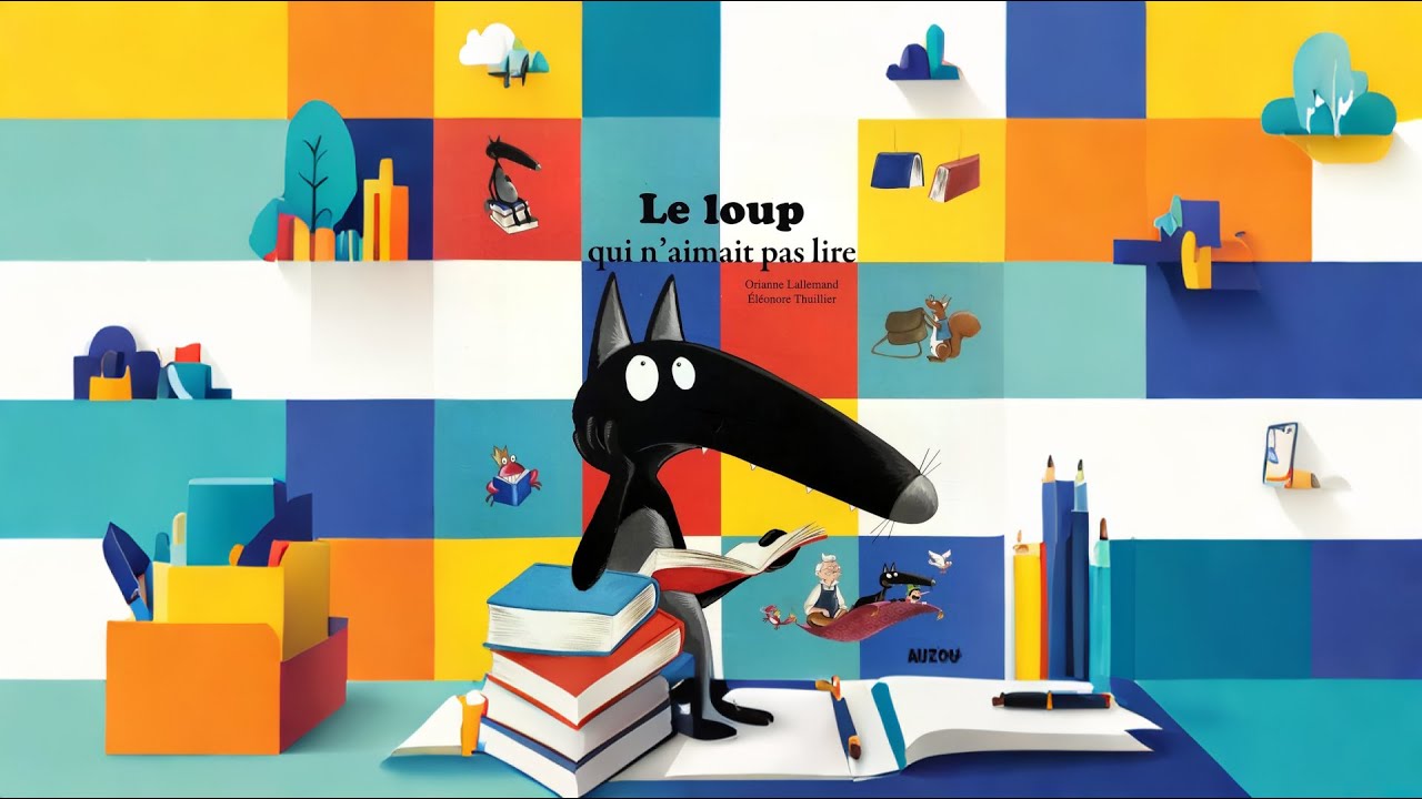 📖✨Le Loup qui n'aimait pas lire – Histoire du soir pour enfants !