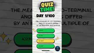 Day 1/100 🔥 Angle & Its Measurement MCQ | HSC Maths Quiz Time | Class 11 FYJC