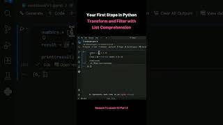 Celebrity Season 1 Lesson 12 Part 4   Your First Steps in Python Transform and Filter with List Comprehension Profile