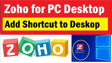 Zoho for Windows PC | Create Zoho Shortcut on PC Desktop | How to Add zoho to desktop