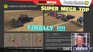 FS25 ★ MEGA TOP ★ Harrow Seeder Support [SCRIPT] - Farming Simulator 25 Mods Review QHD