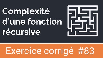 Exercice corrigé 83: Calculer la complexité de la fonction récursive de la suite de Fibonacci.