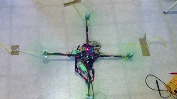 First flight with attempted stabilization using PID library and gyroscope