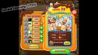 SocialGamingFTW - Candy Bubble Rush - Level 29 - 1 Star! - NO Boosters!