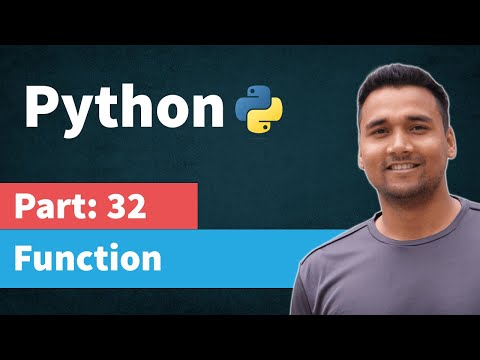 Capa de Function in Python | [Part 32] Python Tutorial for Beginners in Hindi