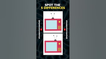 Spot 5 Differences  #challenge #dop2 #braintrippin #logicgames #quiz #mindbendingquiz #gameplay