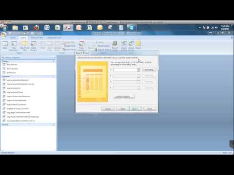 Lesson A20 - Making Reports with Report Wizard.mp4