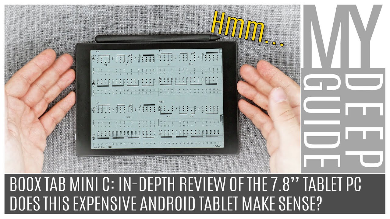 Boox Tab Mini C - In-Depth Review of the 7.8 Color E-Ink Android Tablet  PC. Does it make sense? 