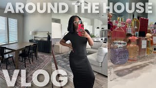 Around The House Vlog | New Rug | Nail Day At Home | Organizing Perfume Collection