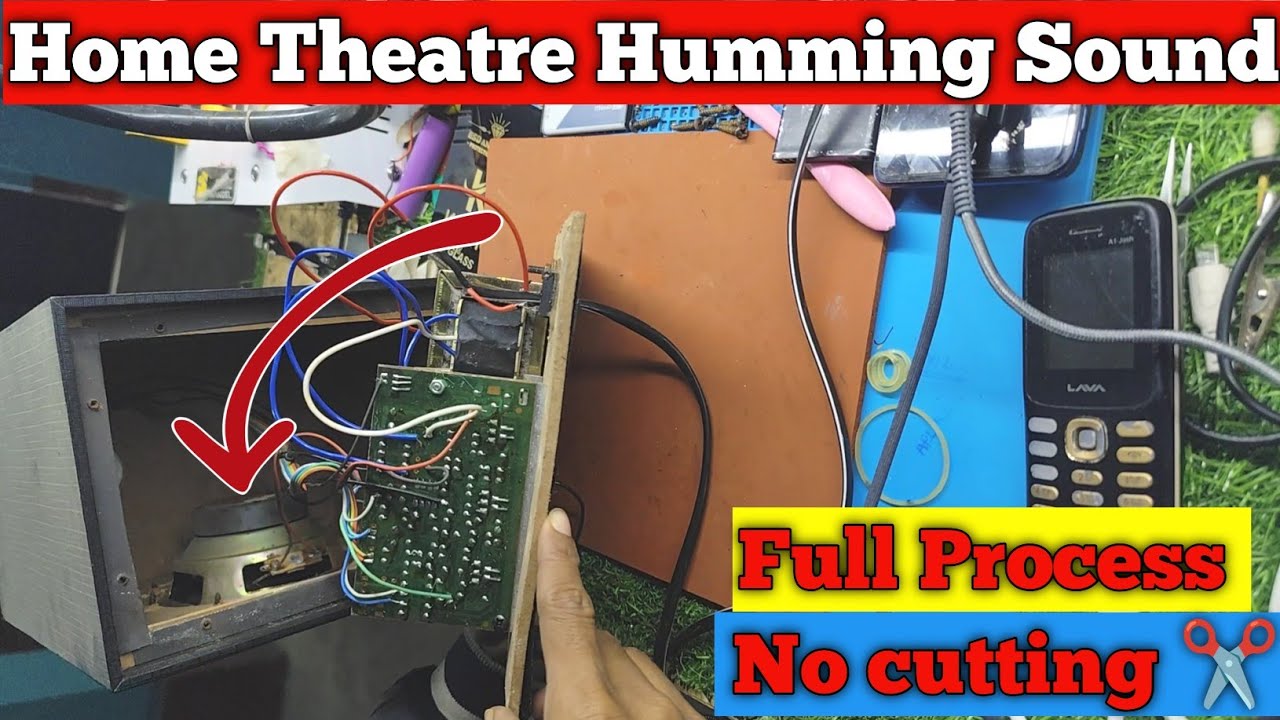 Bass Humming Sound Problem Repair | Bass speaker humming only