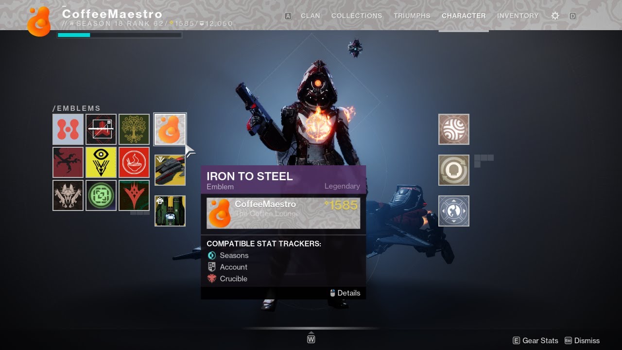 HOW TO GET IRON TO STEEL EMBLEM - DESTINY 2