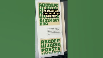 Cách tự tạo font chữ cho riêng mình - ChatGPT , Calligraphr | BonART #shorts