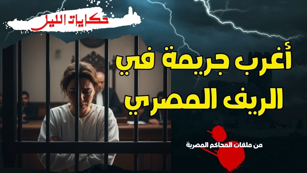حكايات الليل | أغرب جريمة في الريف المصري، جثة في الترعة بمكياج كامل والسر عند الأرملة☠️