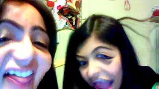 funny faces on webcam