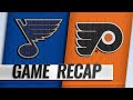Binnington shuts out Flyers in 3-0 win