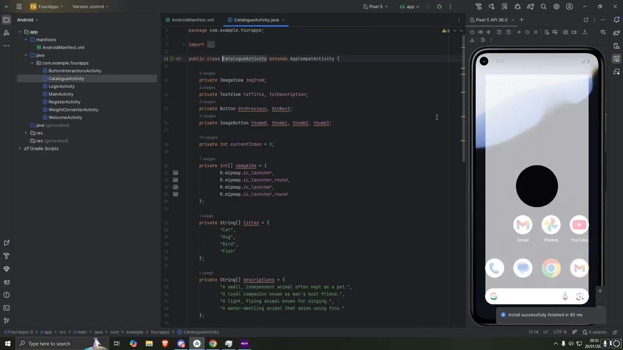 Mobile Web Application Development Element 2