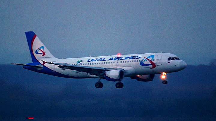 Ural Airlines A320 on a Visit to Leipzig/Halle Airport (Germany)