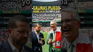 SALINAS PLIEGO HUMILLÓ a su EMPLEADO de TV AZTECA #futbol #seleccionmexicana #noticias
