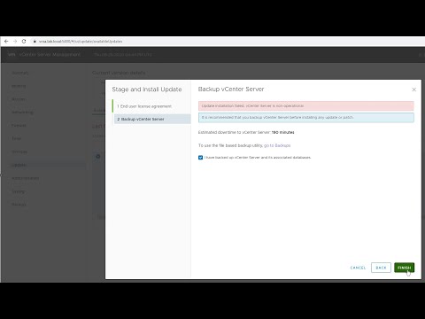 vSphere 7.0 VCSA update to 7.0.0b using vSphere Lifecycle Manager or VAMI not working on Jun 25 2020
