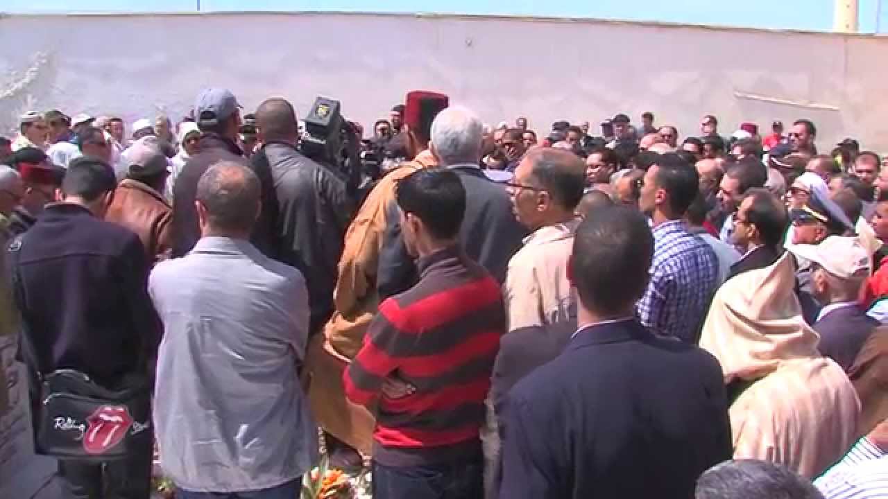 تشييع جثمان المرحوم إدريس باموس بمقبرة الشهداء بالرباط