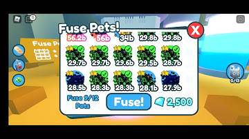 Fusing 9 Haxigator | Pet Simulator X