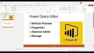 13# Power BI - Power Query editor Difference Between Reference and Duplicate etc.