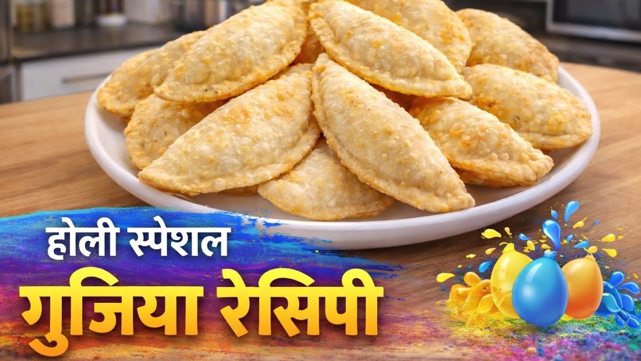 परफेक्ट खस्ता गुझिया बनाने की पूरी विधि | Holi Special Gujiya Recipe