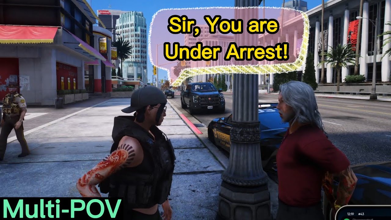 Lang's CRAZY Lesson - Fakes Arrest to Teach CJ & his Crew a HARD Lesson! | NoPixel 4.0 | GTA