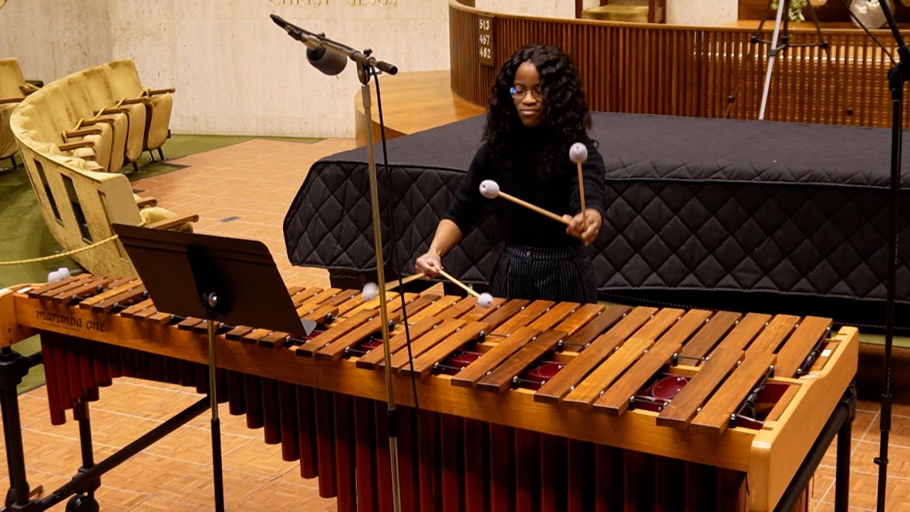 Dame Myra Hess Concert - April 9, 2025 - Britton René Collins, marimba